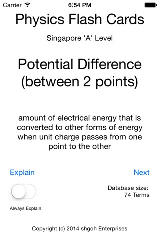 A Level Physics Flashcards screenshot 4