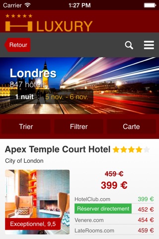 Luxury Hotel + Find Best Hotels for Tonight screenshot 2