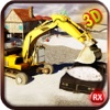 Snow Plowing Simulator - Heavy Excavator Machine 3D