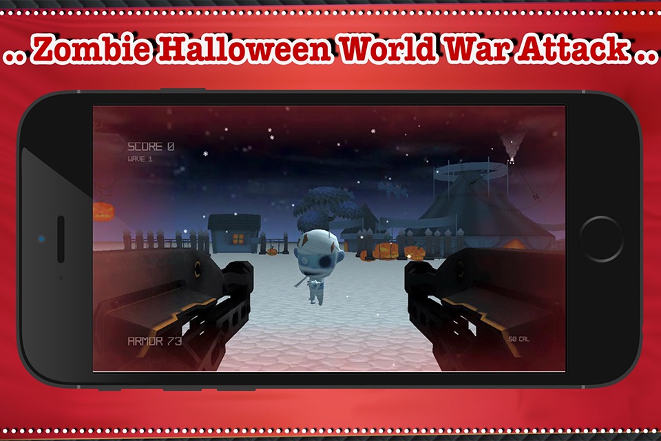 Zombie Halloween World War Attack - best strategy rpg shooting survival free game screenshot 3