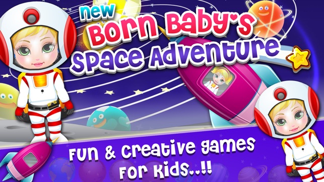 New Born Baby Space Adventure