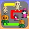 A new halloween character flow brain puzzle game