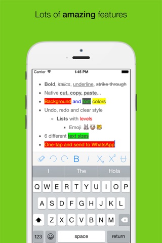 Rich Text Editor for WhatsApp screenshot 2