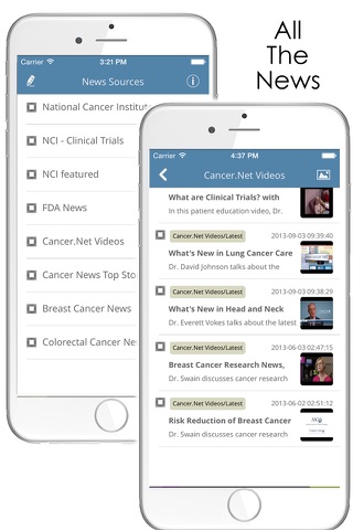 Cancer news reader - research, drug directory , alternative treatments and medical news for cancer disease screenshot 2