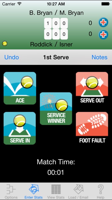 My Tennis Stats review screenshots