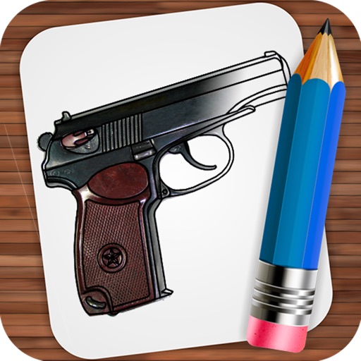 Drawing Guns and Pistols iOS App