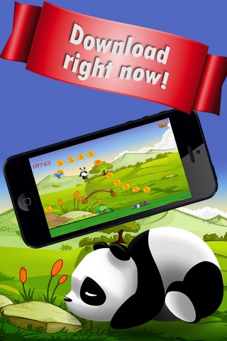 Bouncy Fat Hungry Panda Jump screenshot 3