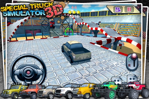 Special Truck Simulator 3D - free parking real car monster truck driving racing games screenshot 4