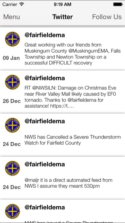 Fairfield County EMA, Ohio screenshot-3