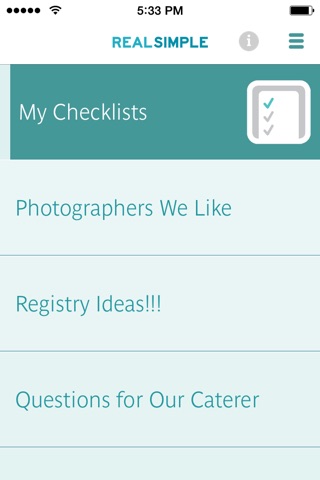 Real Simple Wedding Checklists screenshot 4