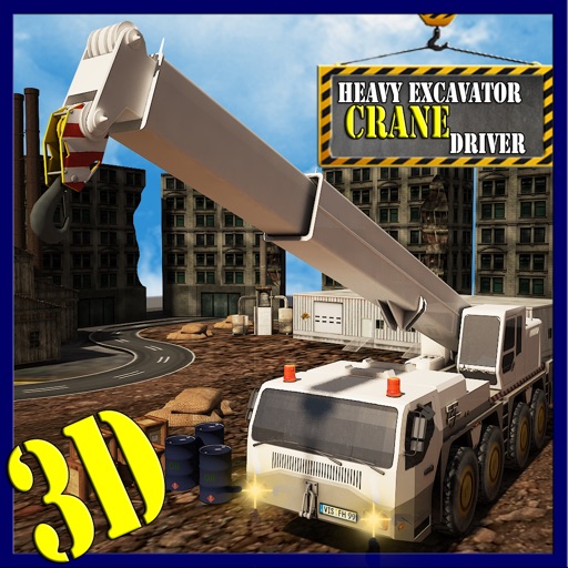 Heavy Excavator Crane Driver 3D Simulator Icon