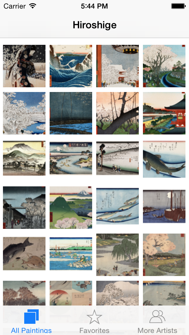 How to cancel & delete Hiroshige 154 Paintings ( HD 150M+ ) from iphone & ipad 1