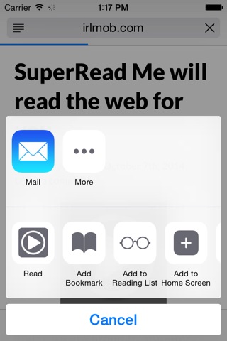 SuperRead screenshot 2