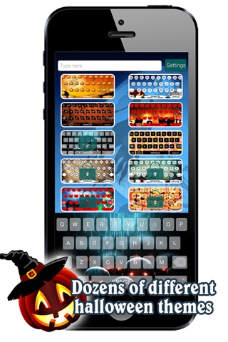 Halloween Keyboard Themes - Fun Swift Spooky Typing Backgrounds screenshot 3