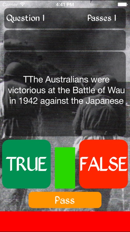 True or False - World War II Battles