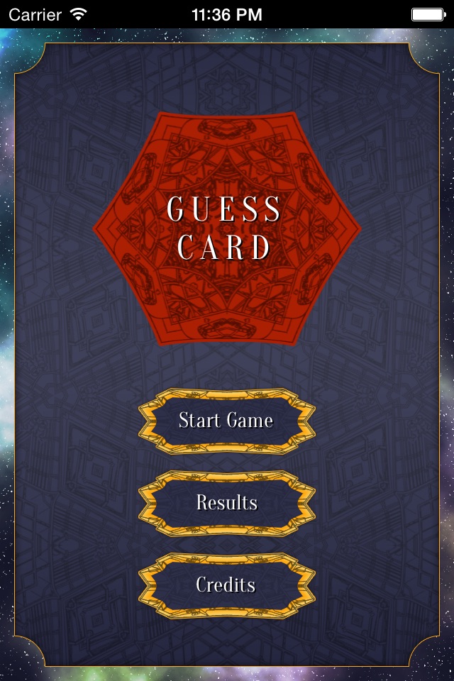 Guess card screenshot 2