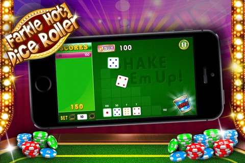 Farkle Hot Dice Roller - Deluxe 10,000 Active Casino Game (Free) screenshot 3