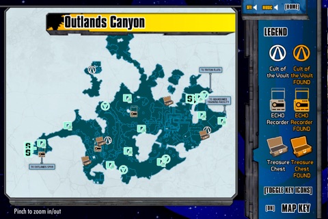 Official Map App for Borderlands: The Pre-Sequel screenshot 3