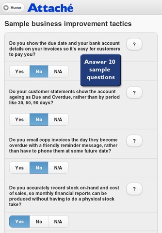 Attache Scorecard screenshot 2