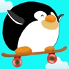 Pengy's Skateboard Ride