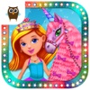 Princess Girls Club Tea Party, Dress Up Fun and Unicorn Care Time  - Kids Game