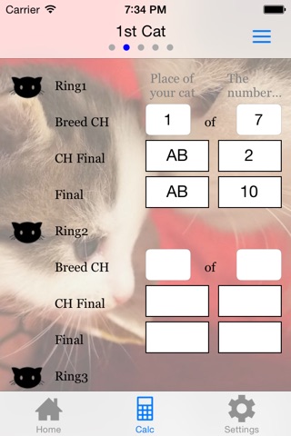 Neko-kan ～ Cat Show Point Calculator ～ screenshot 3