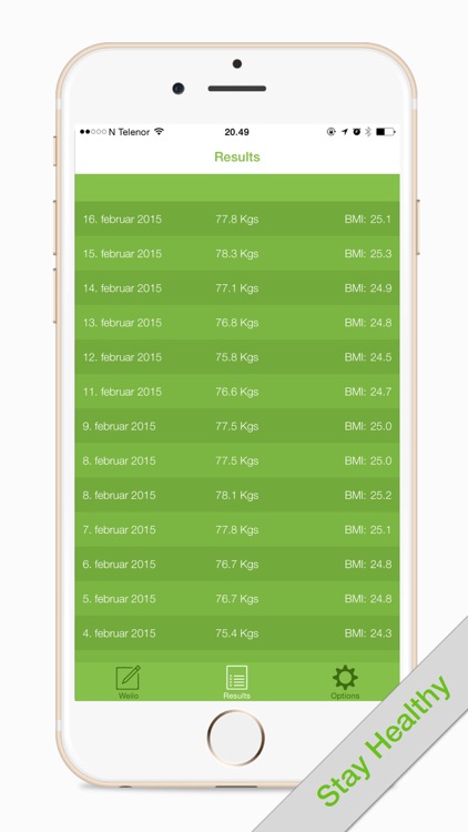 Weilo - The Easy to Use Weight and BMI Tracker screenshot-3