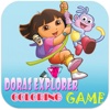 Coloring Game For Kids Dora Explorer Version