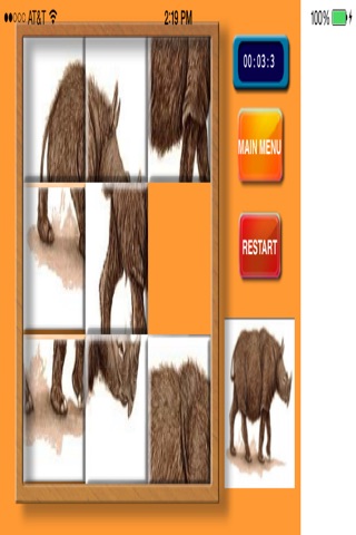 WildAnimalsSquarePuzzle screenshot 3