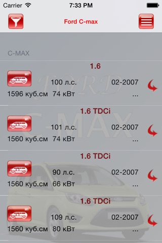 Запчасти Ford C-max screenshot 4