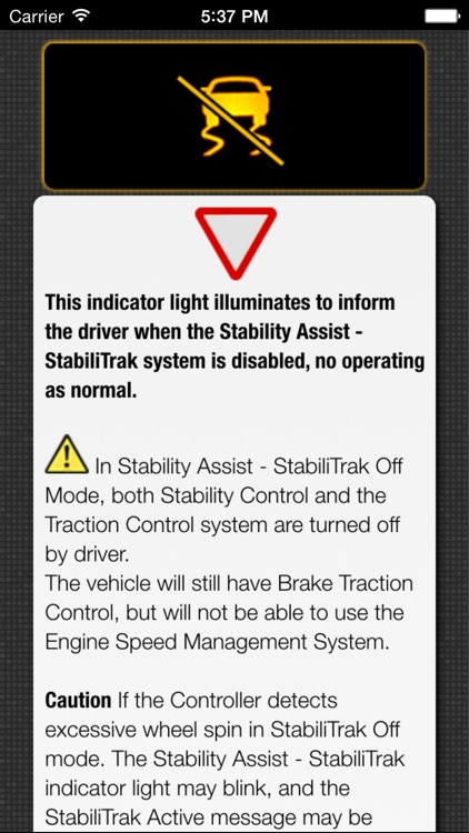 App for Cadillac with Cadillac Warning Lights & Road Assistance screenshot-4