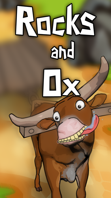 How to cancel & delete Rocks and Ox - A Funny and Rapid Game That Involves Dodging Stones from iphone & ipad 1
