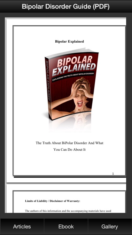 Bipolar Disorder Guide - Explaining The Truth About BiPolar Disorder screenshot-3