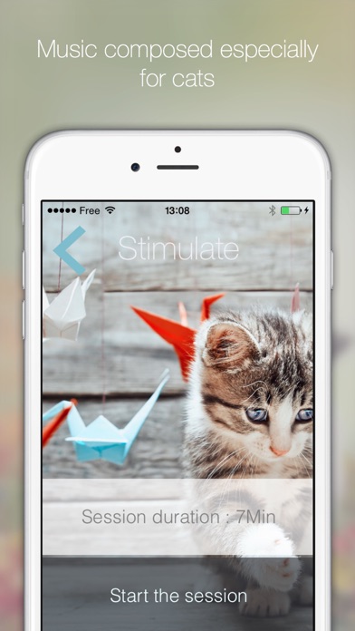How to cancel & delete Cat Relax: A musical atmosphere for relaxation or stimulation of your cat. Have fun watching your cats react to the music composed for them from iphone & ipad 4