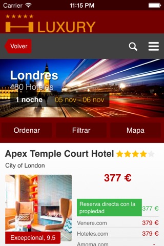 Luxury Hotel + Find Best Hotels for Tonight screenshot 2