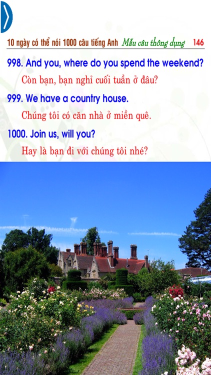 10 ngày có thể nói 1000 câu tiếng Anh – Mẫu câu thông dụng (In 10 days can say 1000 English Sentences – Common Sentences) screenshot-4