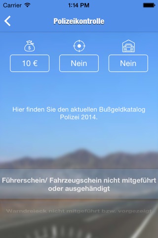 Bußgeld 2015 DE screenshot 4