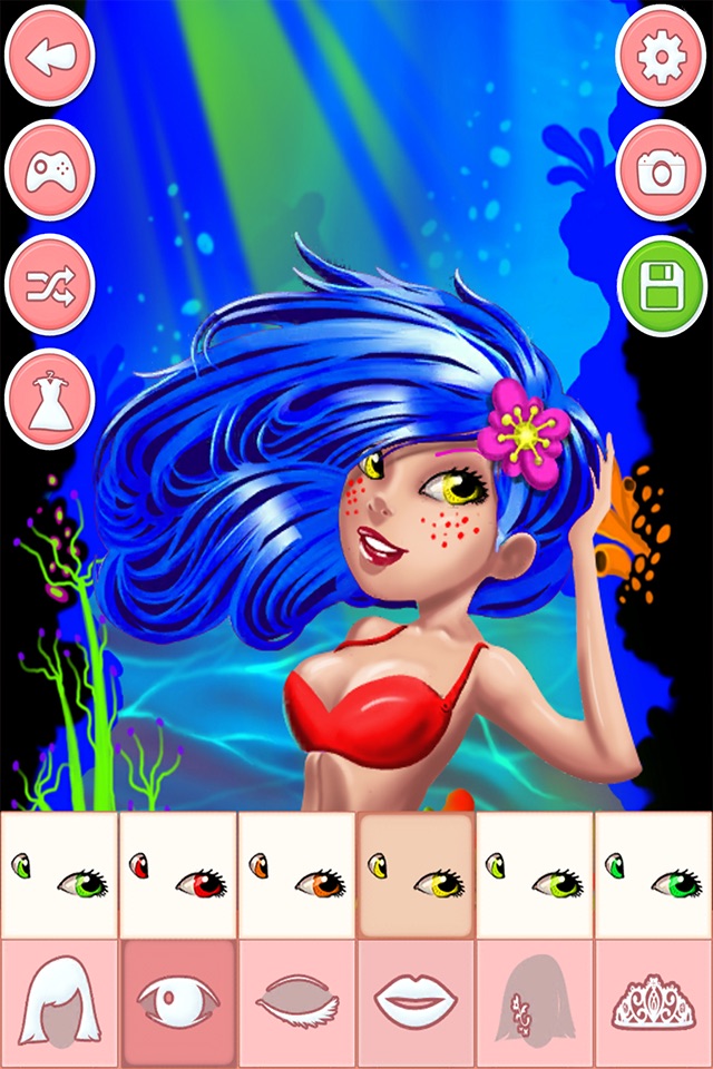 Mermaid Dressup&Makeup - A Mermaid Princess Salon Spa Makeover screenshot 2
