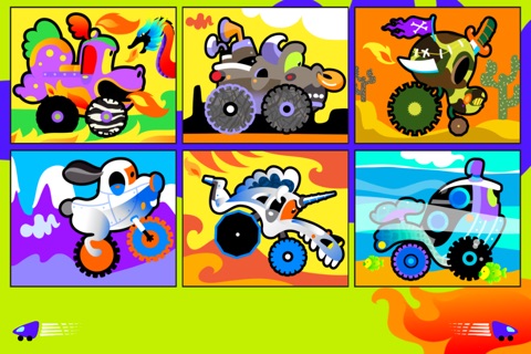 Monster Trucks Puzzle screenshot 2