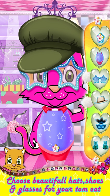 Tom Cat Dress Up Coloring Drawing and Painting for Kids Boys and Girls screenshot-4