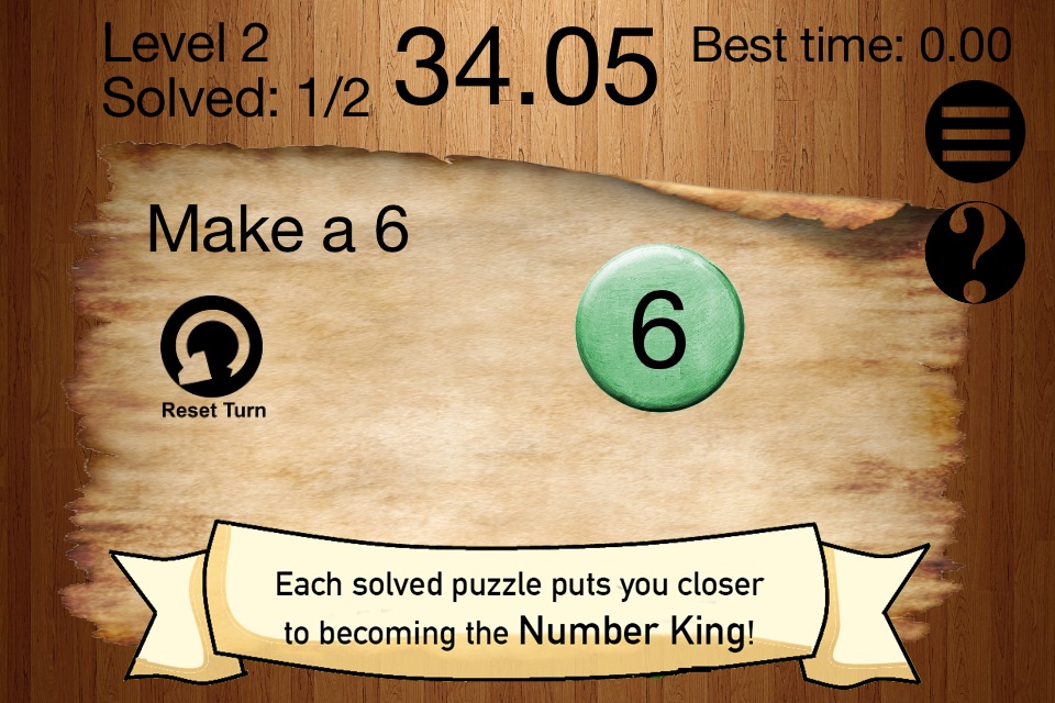 Number King: a Math Logic Puzzle Game screenshot 3