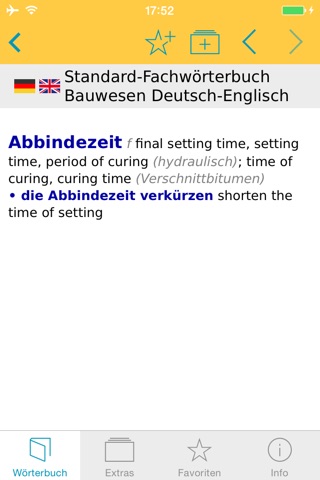 Bauwesen Englisch<->Deutsch Fachwörterbuch Standard screenshot 3