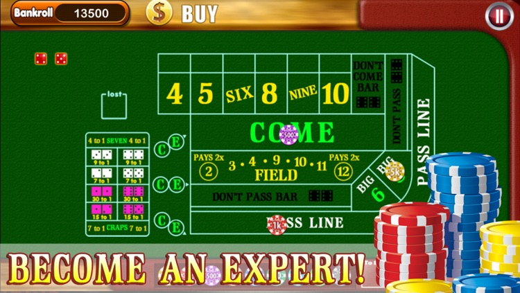 ```Craps School``` - Learn How To Play Craps with Dice Game Simulator screenshot-4