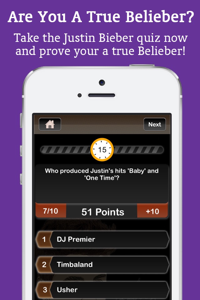 Quiz 4 Justin Bieber! screenshot 4