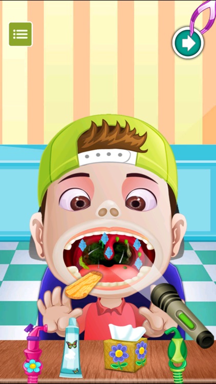 Crazy kids Throat Doctor - free kids doctor games screenshot-4