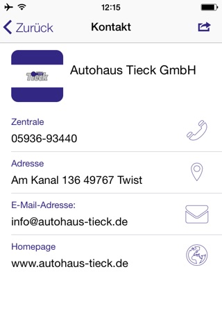 Autohaus Tieck GmbH screenshot 4