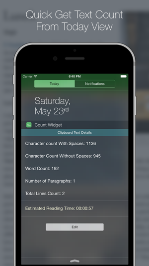 Word Count - With Today Widget and Action Extension(圖1)-速報App