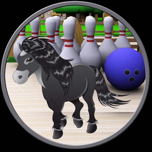 ponies and bowling for kids - no ads icon