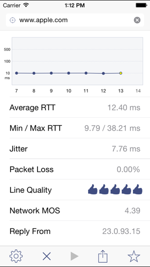 ‎Ping Analyzer - Graphical Network Ping Screenshot