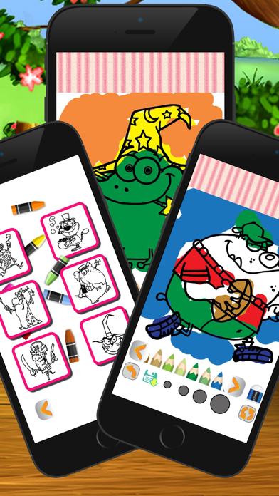 How to cancel & delete cartoon coloring page game from iphone & ipad 1